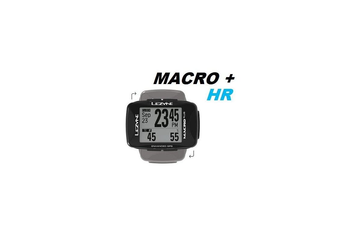 GPS Macro Plus GPS + Cardio + Cadence - Lezyne