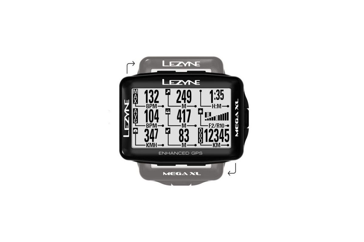 GPS Mega XL GPS/Ceinture Cardique/Capteur Cadence - Lezyne
