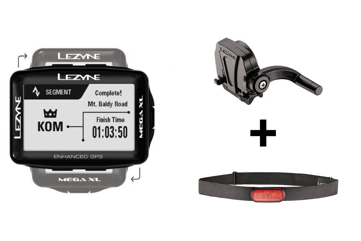 GPS Mega XL GPS/Ceinture Cardique/Capteur Cadence - Lezyne