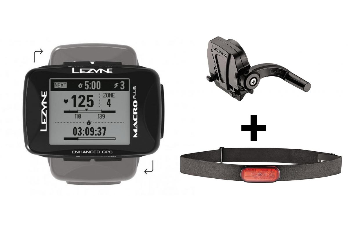 GPS Macro Plus GPS + Cardio + Cadence - Lezyne