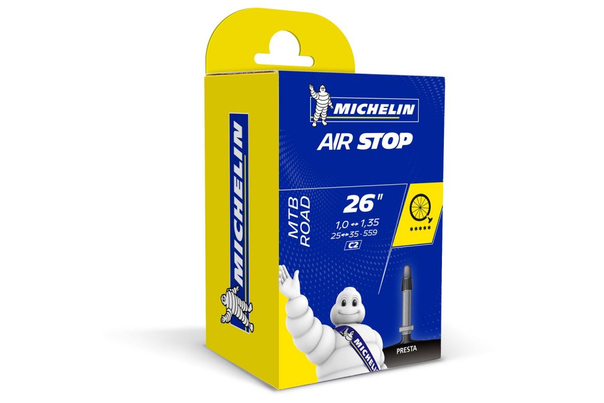 Chambre à air Air stop C2 26x1.0/1.35 Presta - Michelin