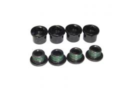 SRAM Vis Cheminée double plateaux alu, noir