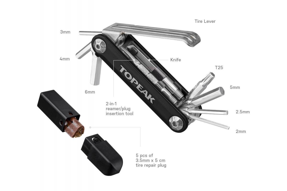 Multi-outils Ninja Master+ ToolBox T11 - Topeak5