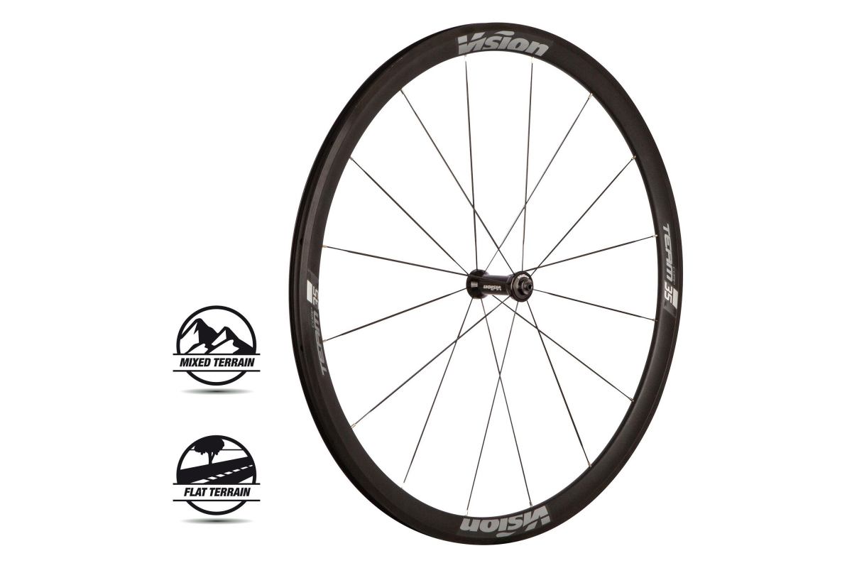 Paire de Roues Team 35 Comp SL à Pneus - VISION