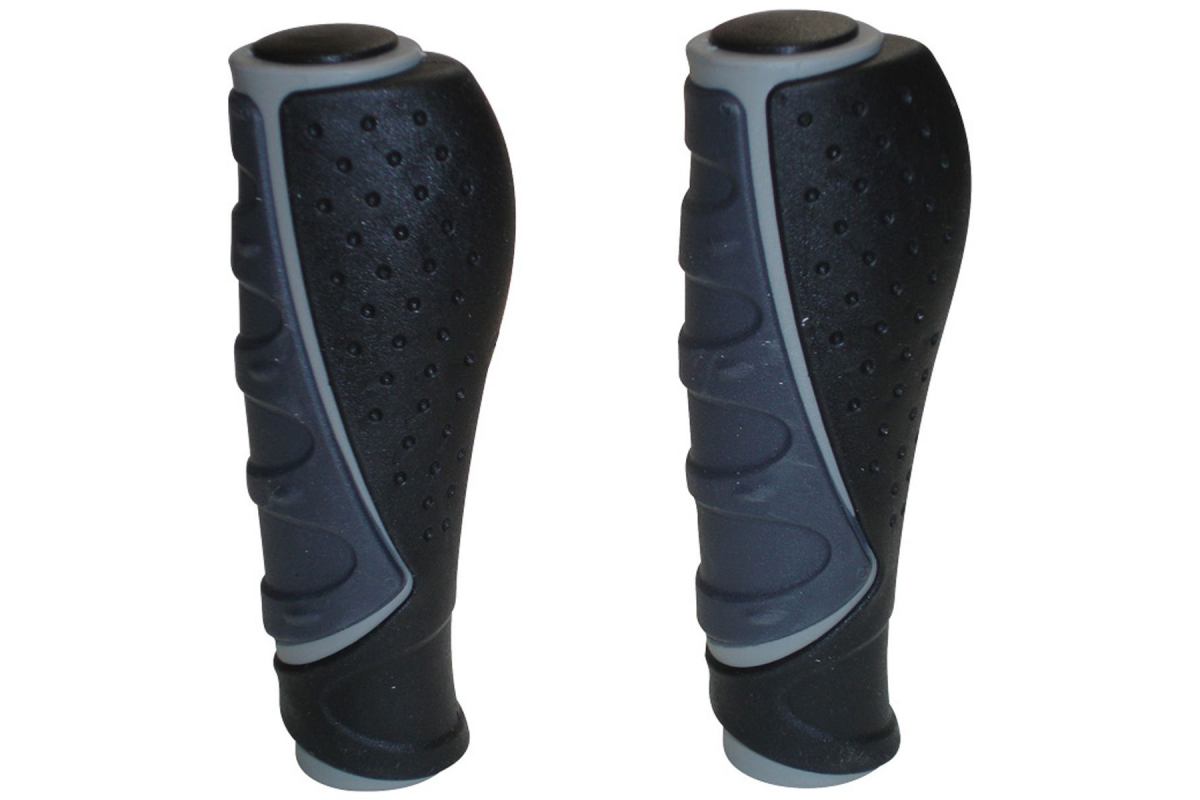 OXC Grips Ergo Noir/Gris Triple Densité - Shimano