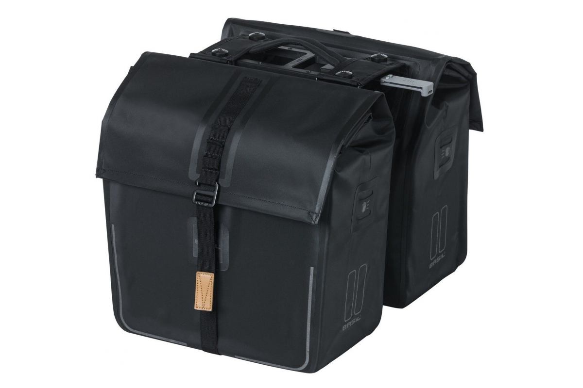 Sac De Vélo Urban Dry MIK Sacoche Double 50L Noir Mat Basil
