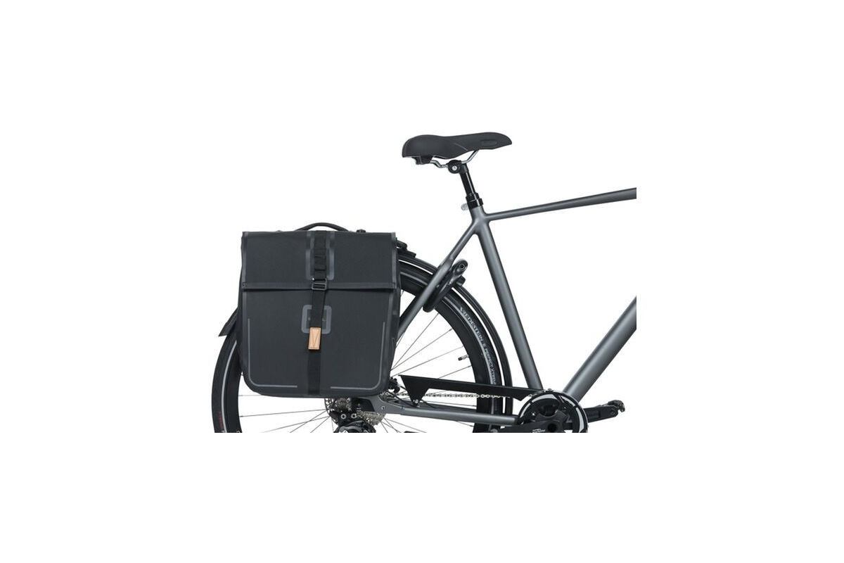 Sac De Vélo Urban Dry MIK Sacoche Double 50L Noir Mat Basil
