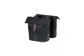 Basil double Sac City 28-32L - Noir