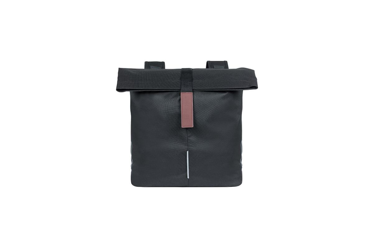 Basil double Sac City 28-32L - Noir