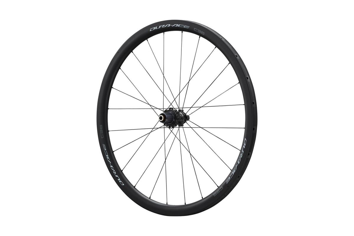 Roue Arrière Shimano R9270-C36 Dura Ace Carb Boyau Disc Axe Trav