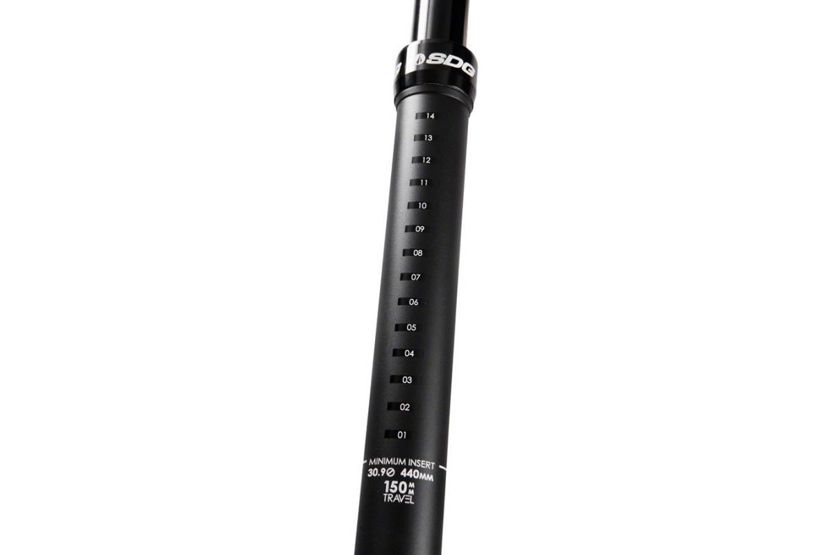 SDG Tellis Dropper SeatPost 31.6MM, 100MM, Black -5