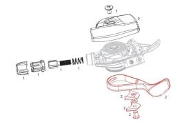 SRAM XO1 Kit Gachette droite