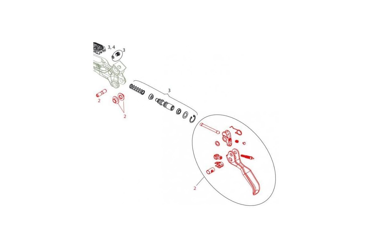 SRAM Levier Alu Guide R/RE-2