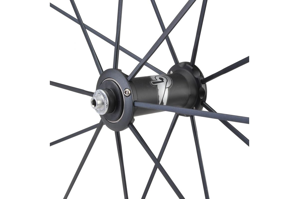 CAMPAGNOLO Paire de roues EURUS black pneus AVANT+ARRIERE -