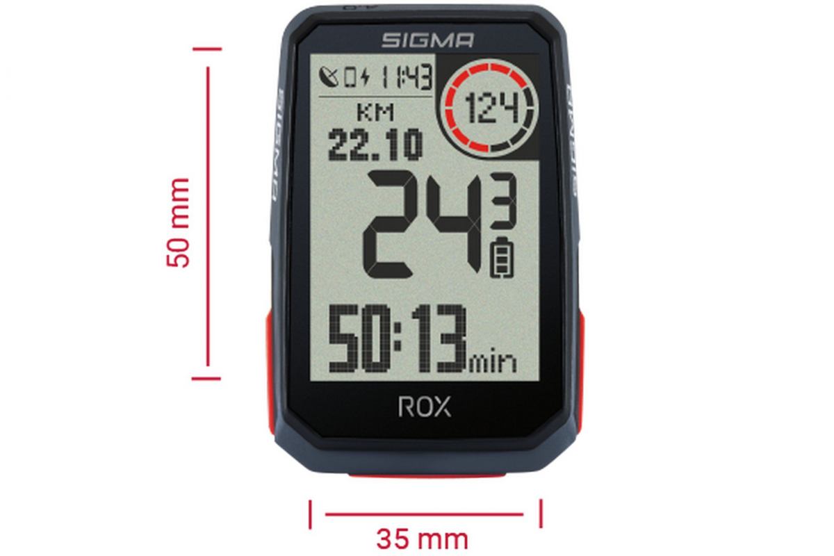Compteur GPS Rox 4.0 Sigma Taille