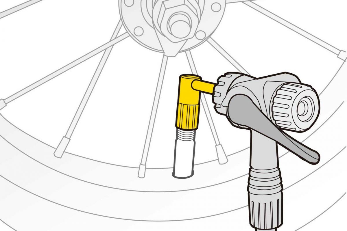 Tête de Gonflage Pressure Rite (Schrader Valve Adapter) TOPEAK