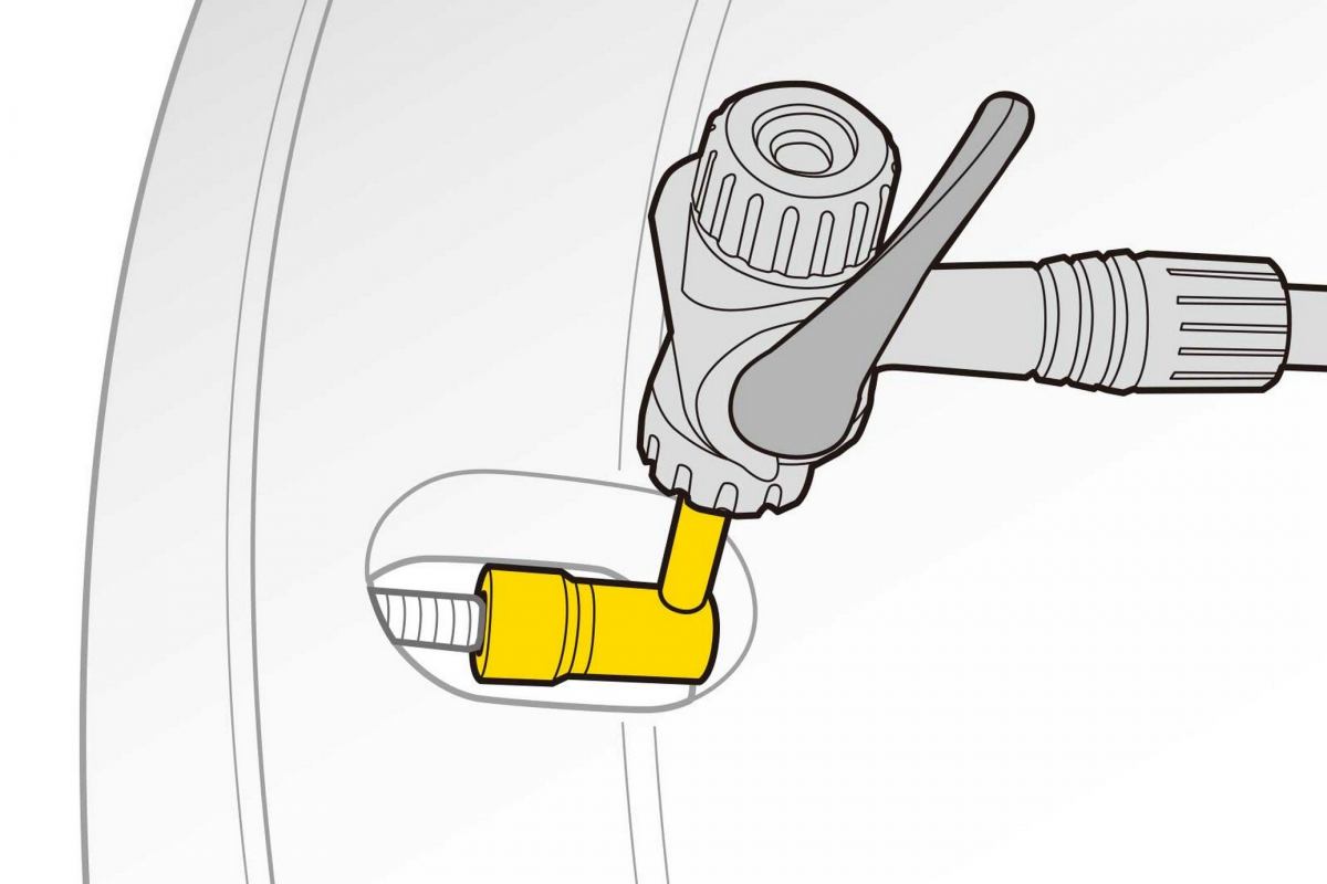 Tête de Gonflage Pressure Rite Presta Valve Adapter TOPEAK