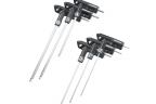 Ensemble Cl-eacute-s Allen Six Pans T Handle DuoHex Wrench Set 6 tools TOPEAK