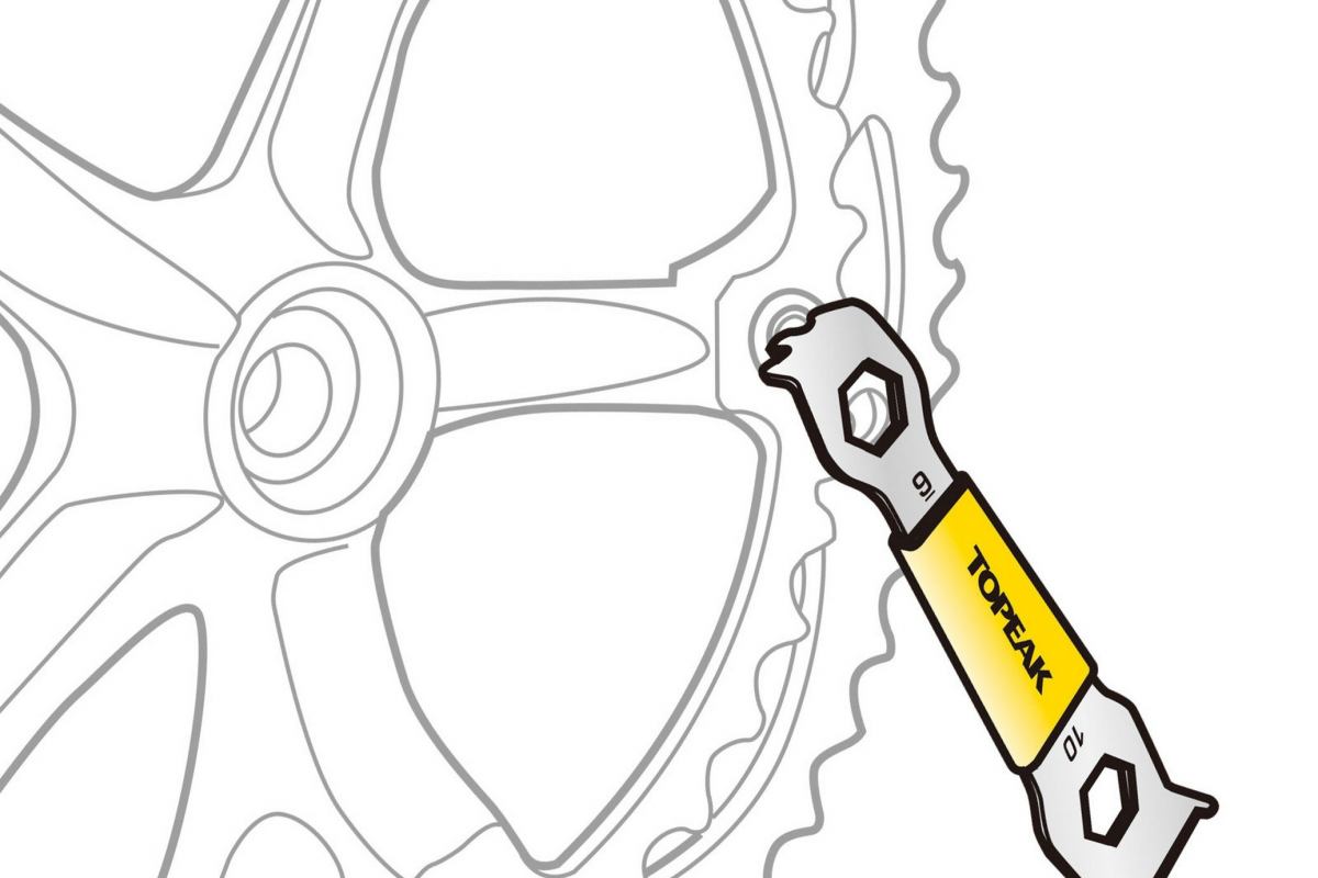 Clé Cheminée de Pédalier Chainring Nut Wrench Topeak