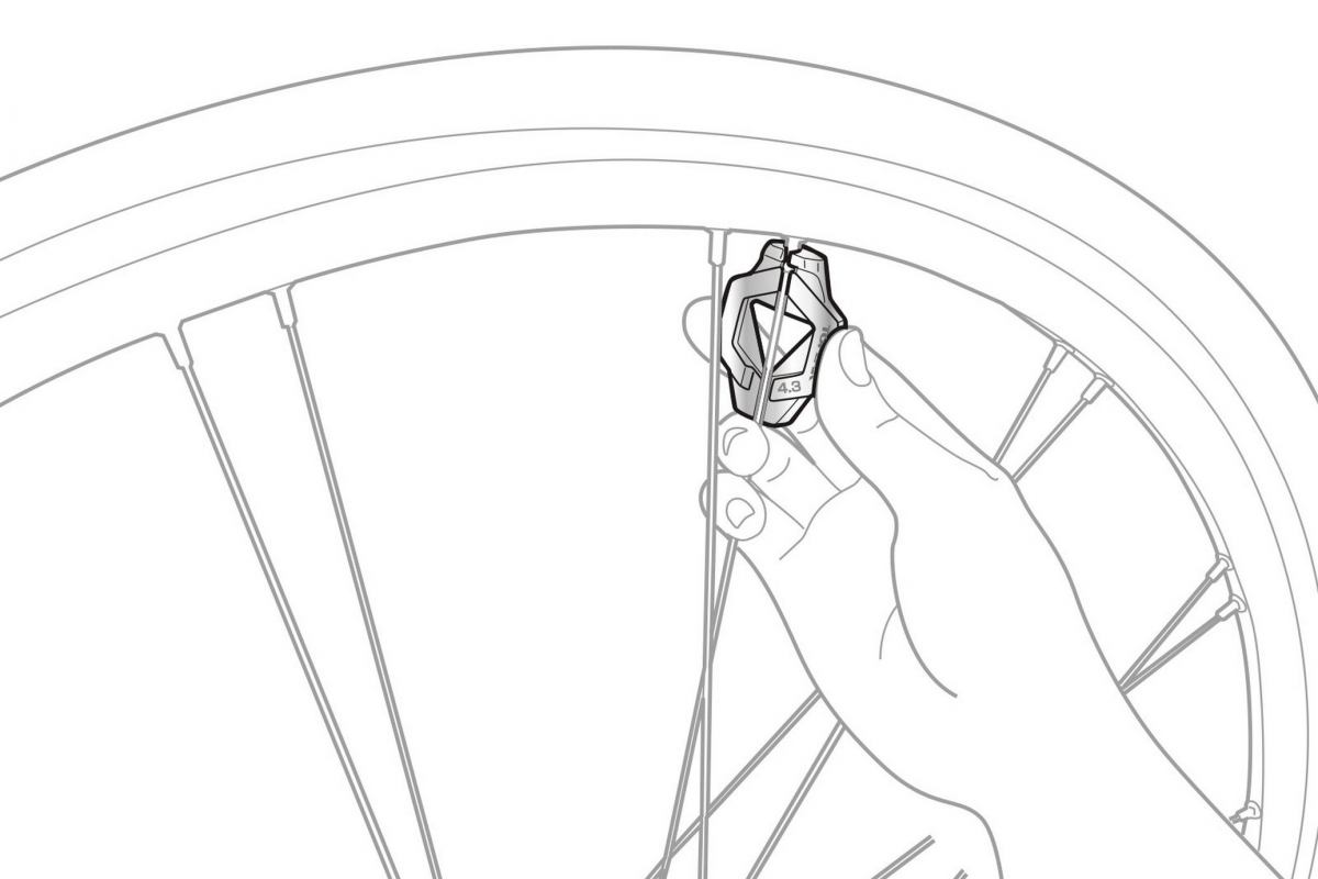 Topeak Clé à Rayon DuoSpoke Wrench 13G / 4,3mm