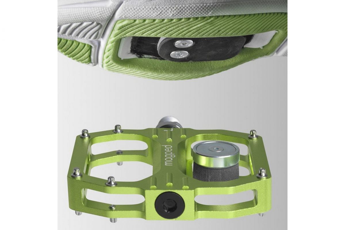 Pédales Magnétiques Sport2 150N Vert MAGPED