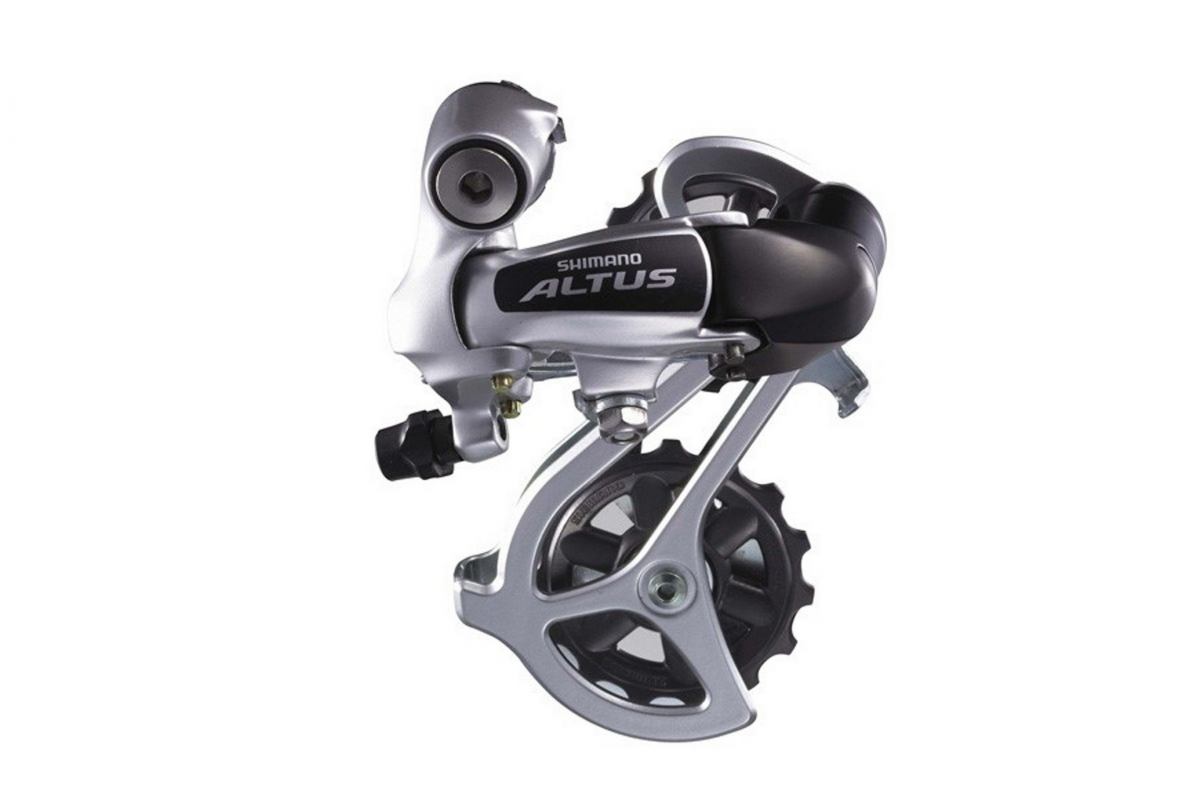 Shimano Dérailleur Arriere 7/8 Vitesses Argent SGS RD-M310 Altus