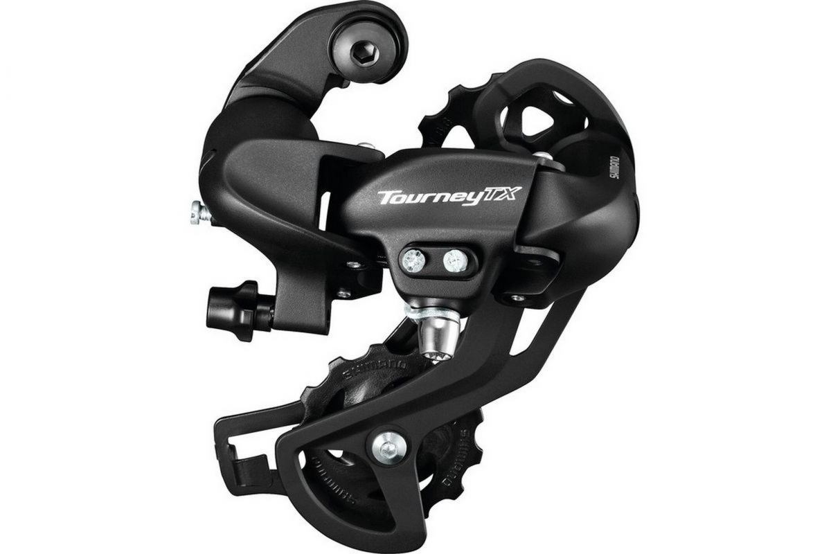 Shimano Dérailleur Arriere 7/8 Vitesses Noir RD-TX80 Tourney TX Montage Direct