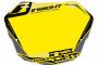 Plaque INSIGHT vision 2 mini Noir fond jaune