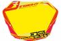 Plaque INSIGHT vision 2 mini rouge fond jaune