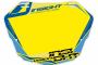 Plaque INSIGHT vision 2 mini bleu fond jaune
