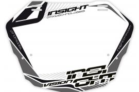 Plaque INSIGHT vision 2 pro Noir fond blanc