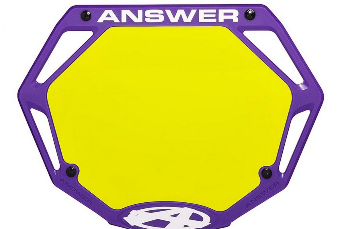 Plaque ANSWER 3D pro violet