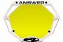 Plaque ANSWER 3D pro blanc