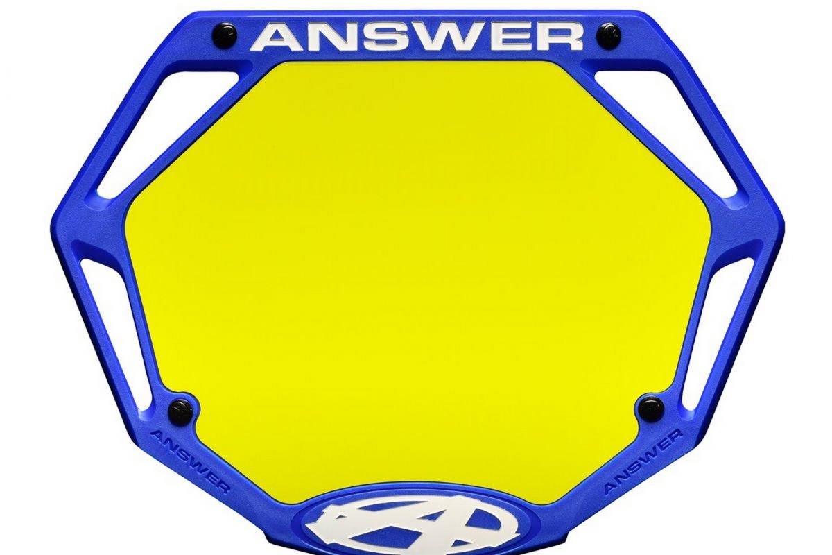 Plaque ANSWER 3D pro bleu