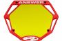 Plaque ANSWER 3D pro rouge