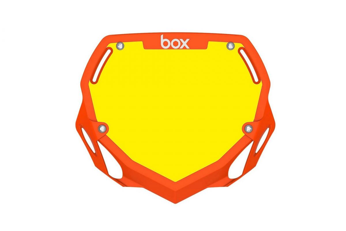 Plaque BMX Two Pro Box orange
