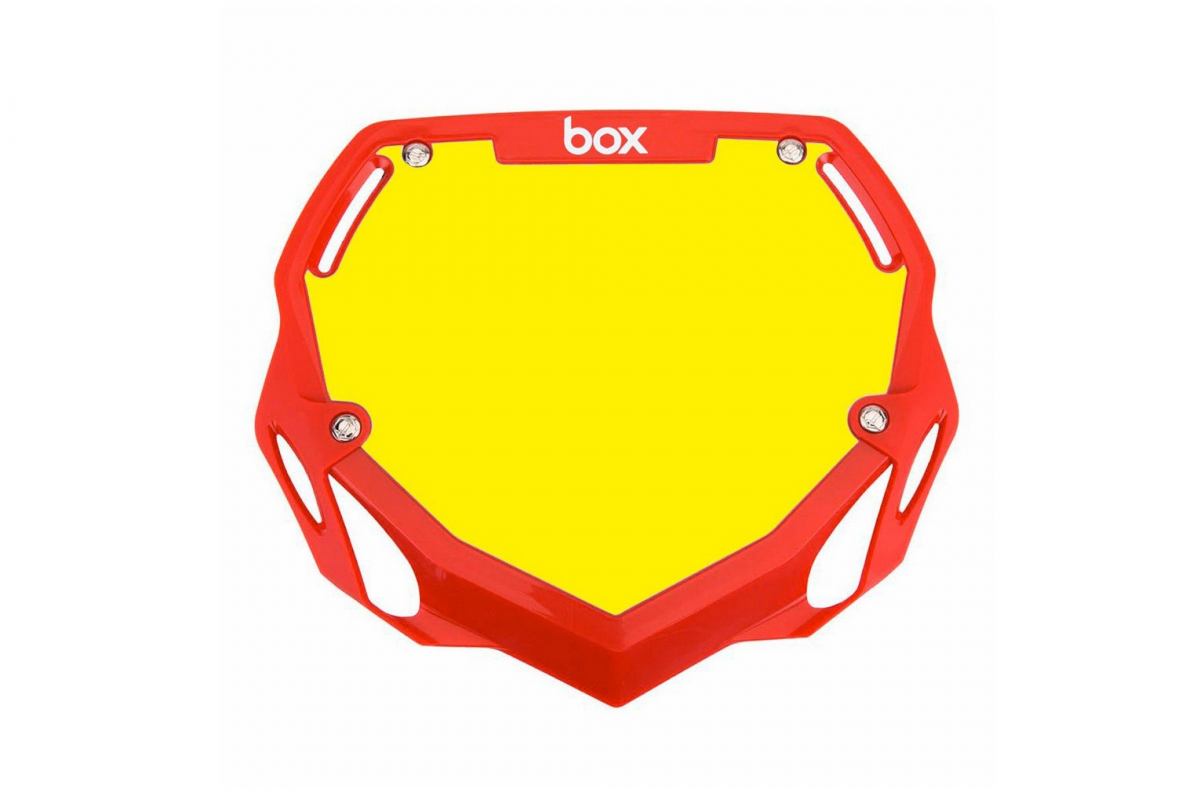Plaque BMX Two Pro Box rouge
