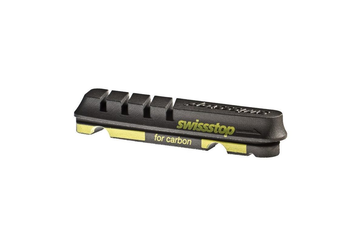 Cartouches de Patins de Freins SWISSSTOP FlashEVO BLACK PRINCE Shimano/Sram (x4)