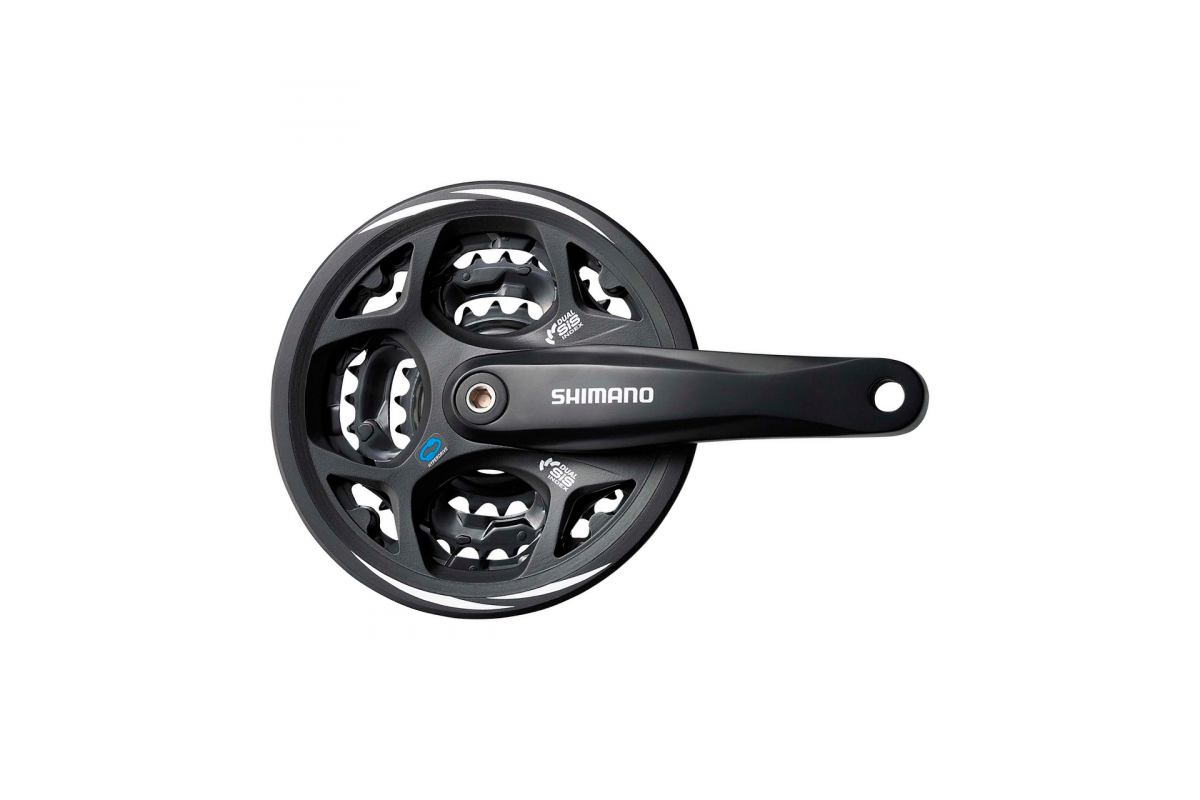 Shimano Altus Pédalier 8 Vitesses Noir FC-M311