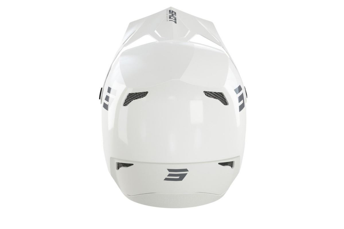 Casque Enfant SHOT Rogue Solid Blanc Brillant