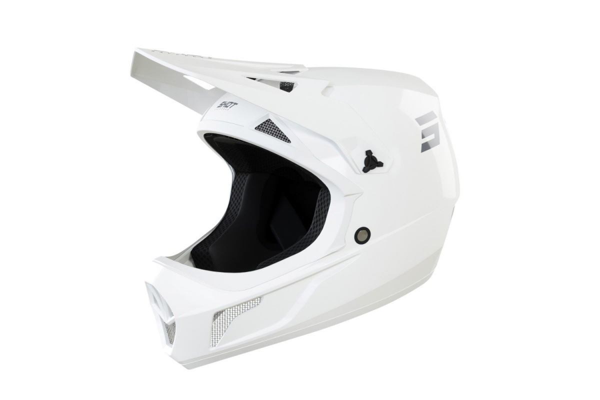 Casque Enfant SHOT Rogue Solid Blanc Brillant