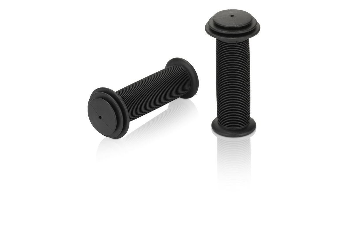 Poignées Vélo Enfant XLC 82 mm | Lamelles Noires | Adhérence Sécurisée