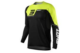 Maillot Enfant SHOT Rogue Revolt Noir/Jaune