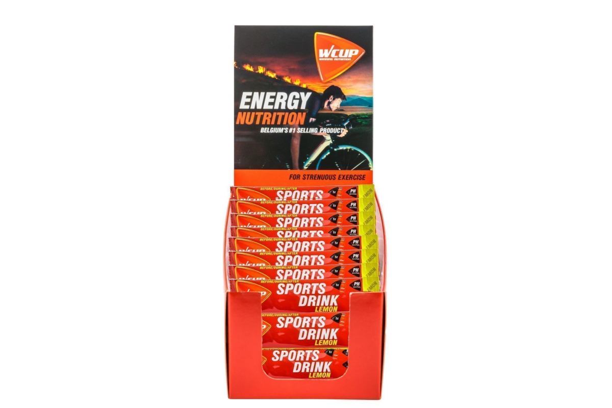Wcup Sports drink, Citron (30g) Pack de 24