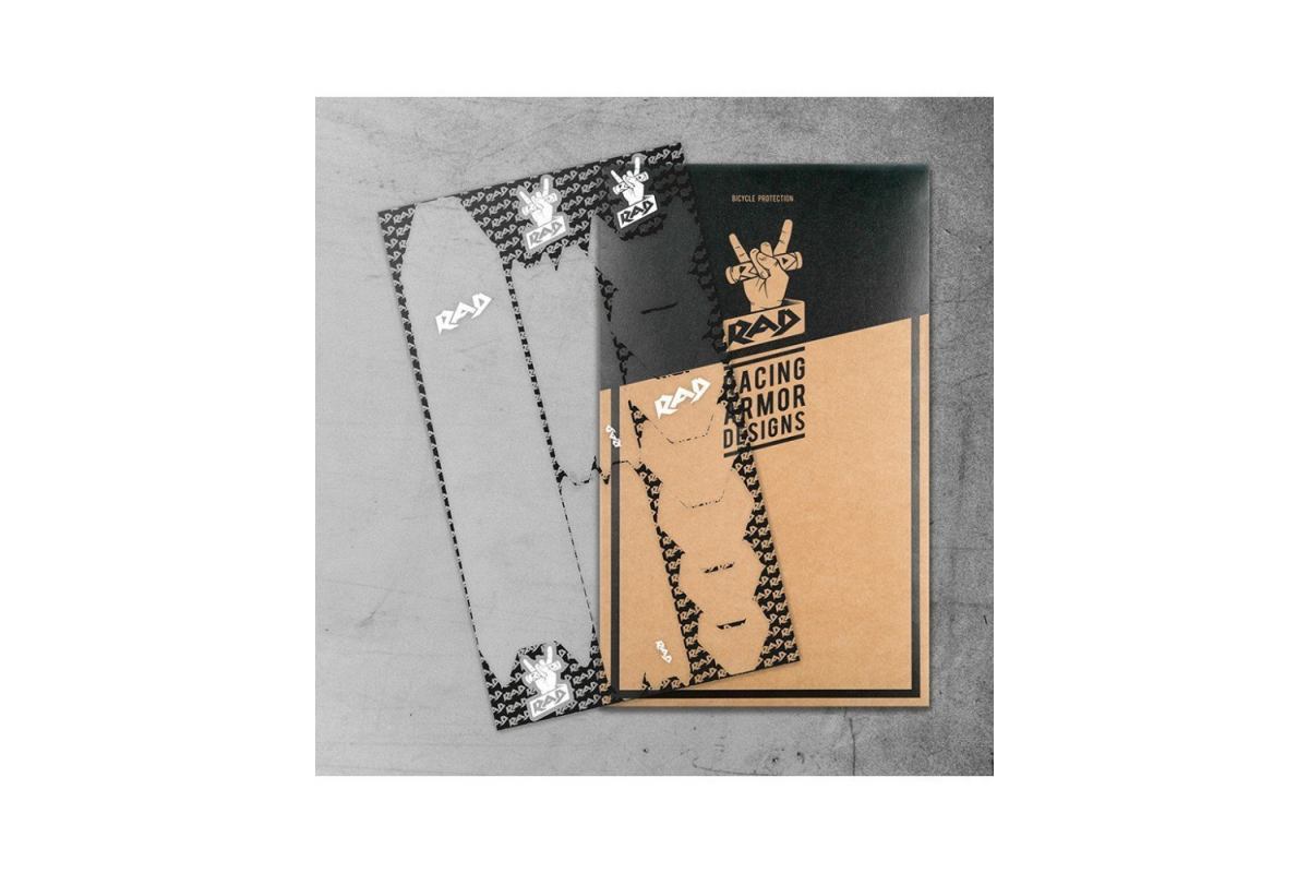 Kit Protection de Cadre RAD Transparent Brillant Logo White