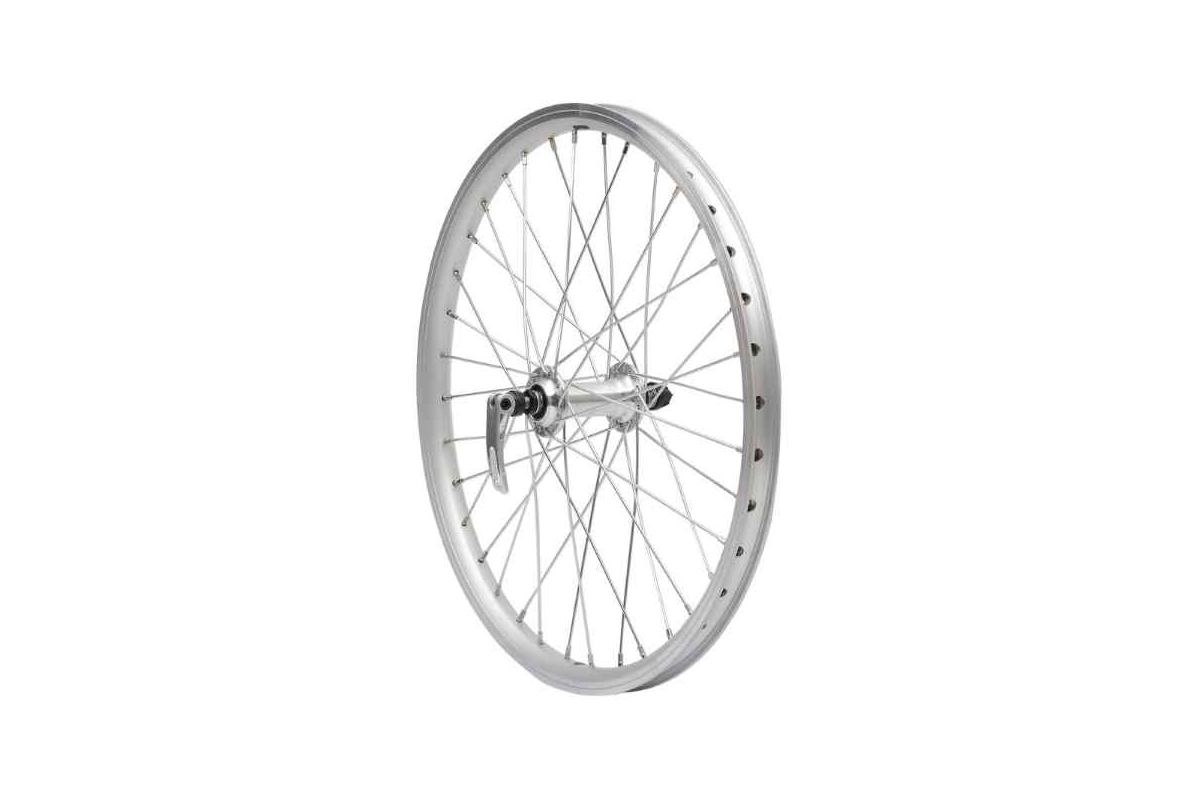 Roue Avant Mach1 24" Double Paroi Argent | Axe Blocage Rapide QR