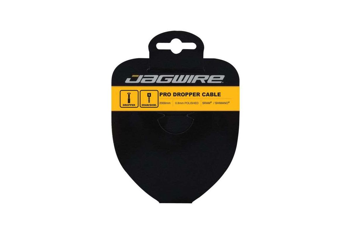 C-acirc-ble JAGWIRE pour Tige de Selle T-eacute-lescopique Pro Polished Inox