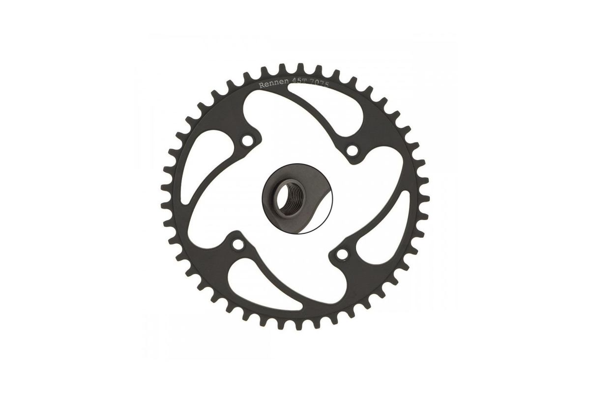Couronne RENNEN Filetée 104 mm Noir