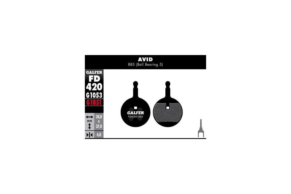 Plaquettes de Frein GALFER Pour Avid BB5