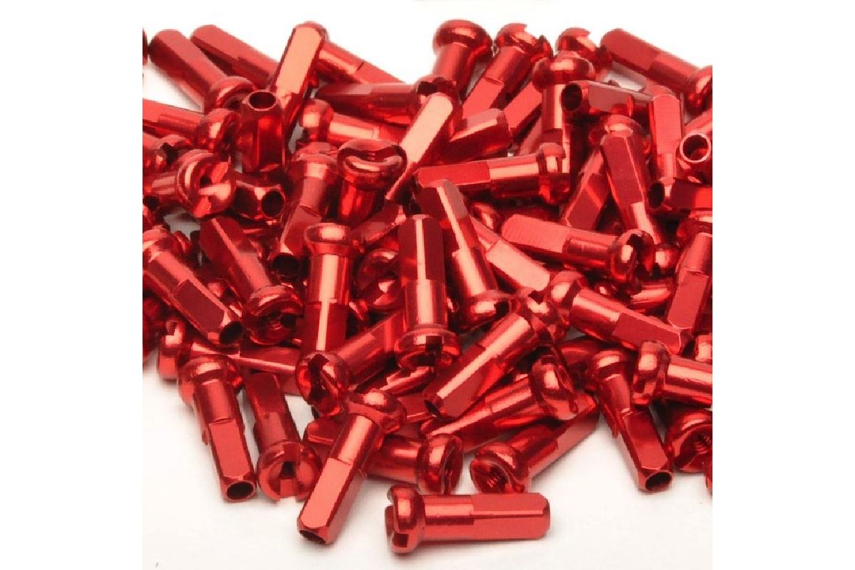 Kit Ecrous de Rayon DARTMOOR Aluminium Rouge Anodisés (x38)